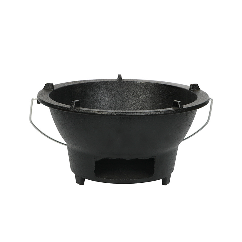 Korean Bbq Grill - Kompor Hibachi Besi Cor Portabel, Panggangan