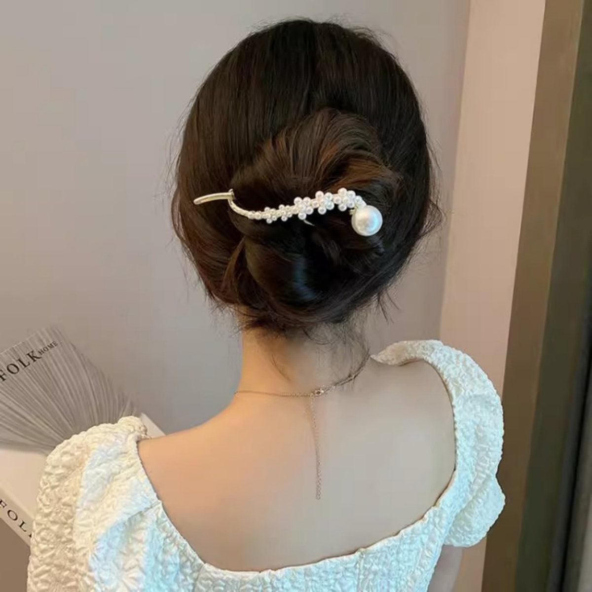 Jepit Rambut Mutiara Glitter E - Korean Lifestyle & Kids Boutique ulasan dan harga
