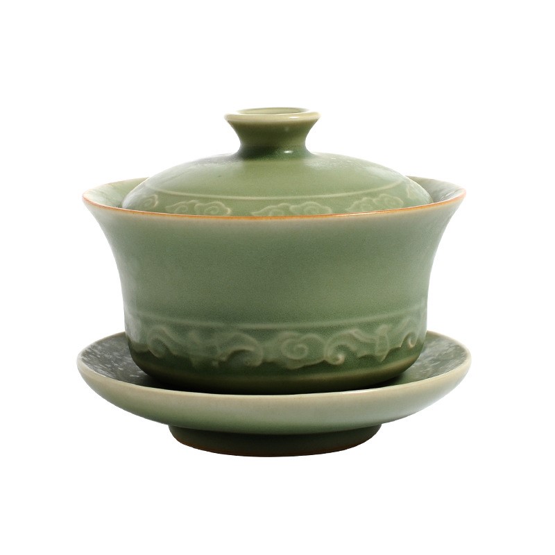 Gaiwan Celadon Berkualitas Tin - Celadon Ceramic Cup ulasan dan harga