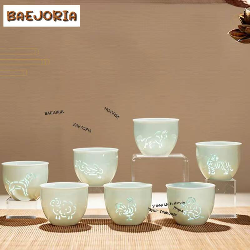 175ml Cangkir Teh Celadon Moti - Celadon Ceramic Cup ulasan dan harga