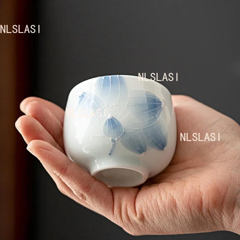 1 Buah Aksesori Teh Kiln Menge - Celadon Ceramic Cup ulasan dan harga