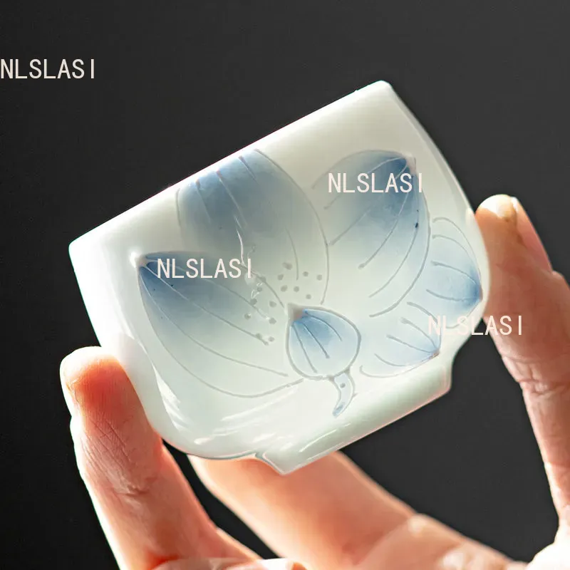 1 Buah Aksesori Teh Kiln Menge - Celadon Ceramic Cup ulasan dan harga