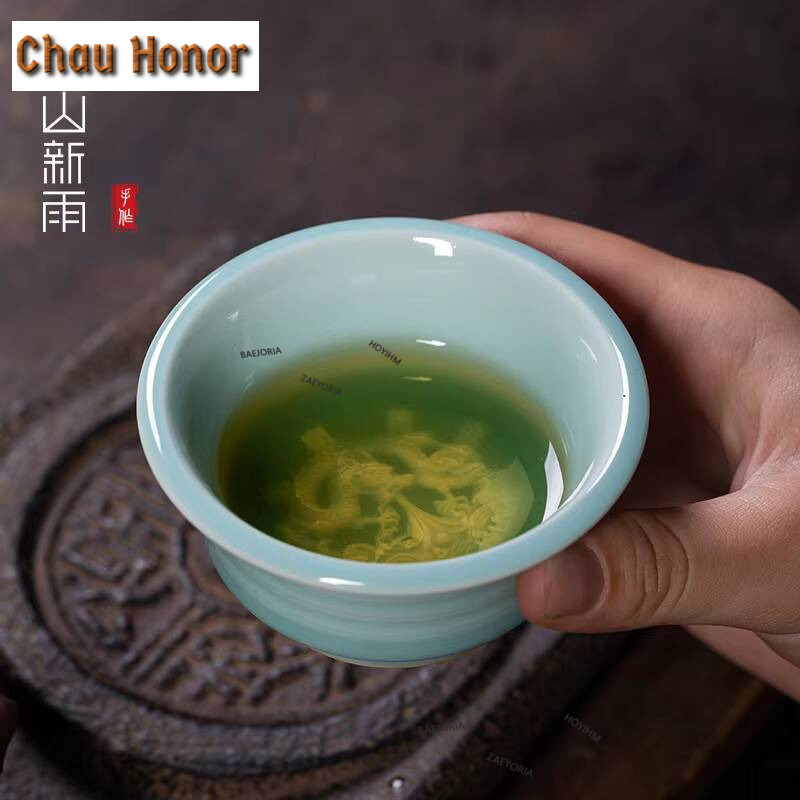 90ml High-end Longquan Celadon - Celadon Ceramic Cup ulasan dan harga
